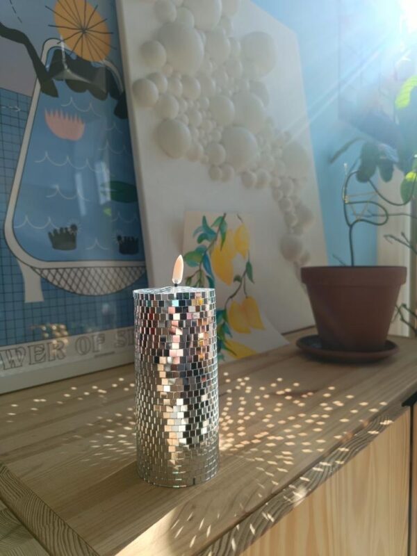 FOREVER DISCO - LED CANDLE 7X15CM - Billede 2