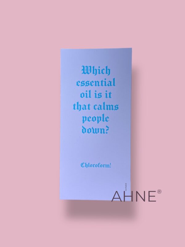 Which essential oil is it  that calms people down? - Kort - 99x210mm