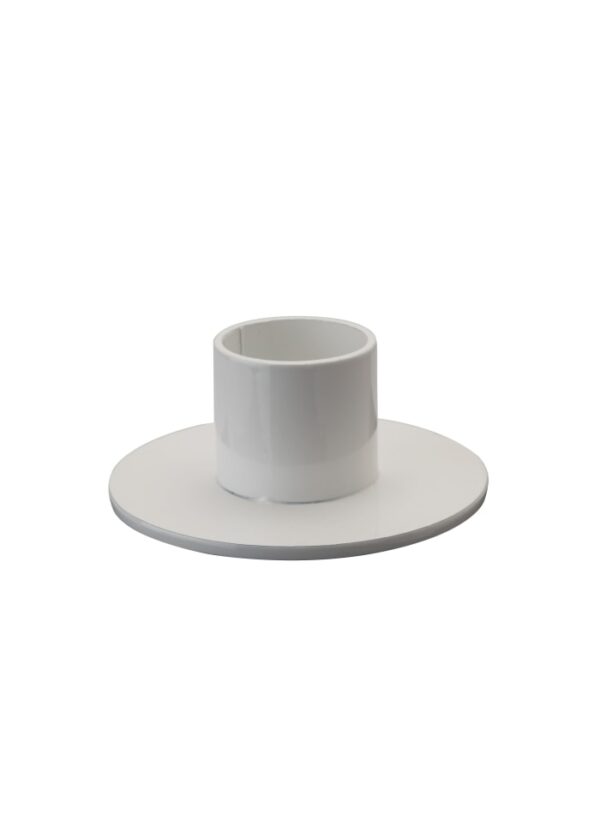 Kunstindustrien "The Circle" lysestage 3cm HVID