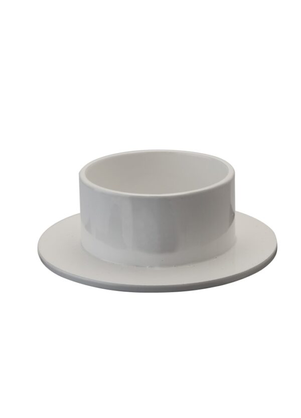 Kunstindustrien "The Circle" lysestage 6cm HVID