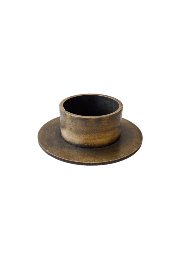 Kunstindustrien "The Circle" lysestage 6cm BRÆNDT